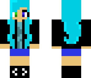 blue music girl