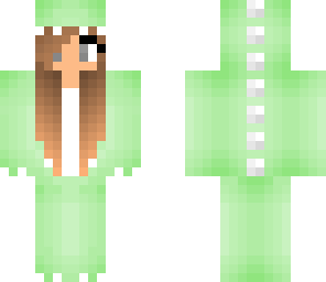 green dino girl