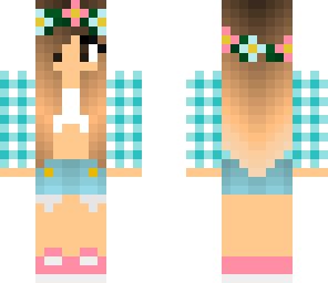 blue and pink flowers with flannel