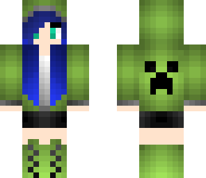 blue creeper girl