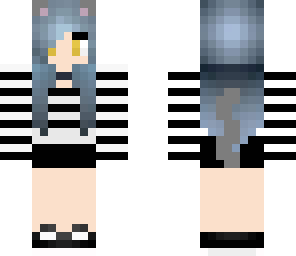 grey cat girl