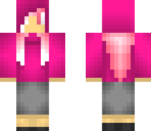 shy pink candy girl