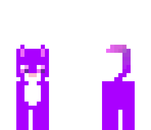 purple kitten