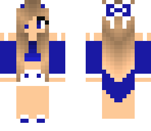 blue cat girl