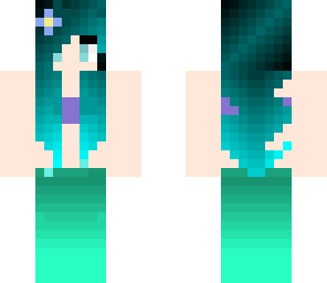 teal mermaid girl fixed again