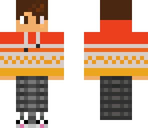 fall sweater with pj's