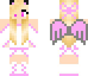pink cat angel