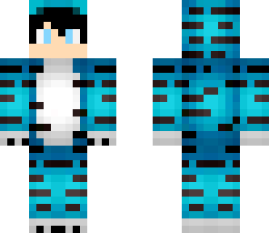 blue tiger boy