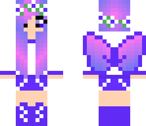 cool colourful girl