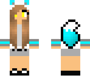 blue wolf girl