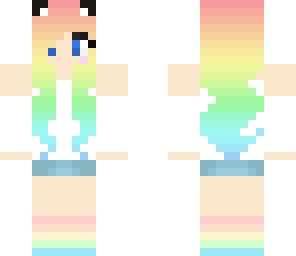 rainbow girl