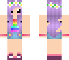 cute girl raindow