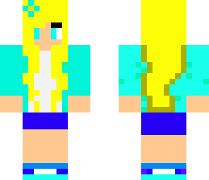 blue girl