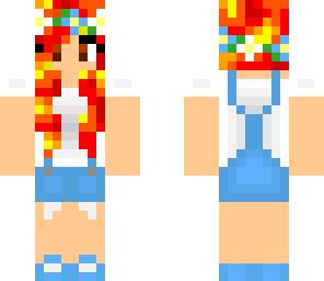 lava girl with flower crown