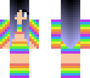 rainbow girl