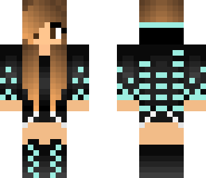 teal gamer girl