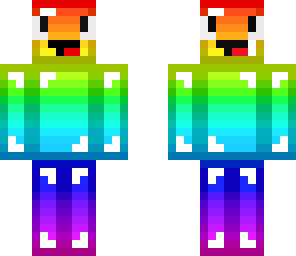 multi headed rainbow man