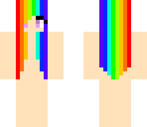 rainbow hair base- stripes