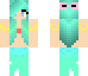 blue mermaid