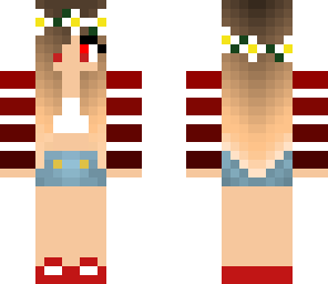 cute flower headband red girl