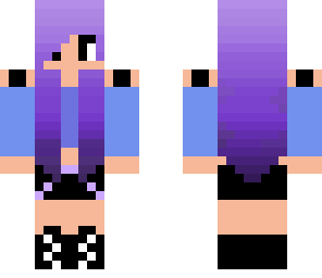 cute purple girl