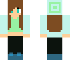 turqoise beanie girl