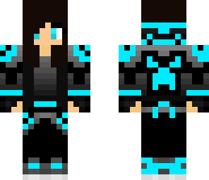 blue gamer girl