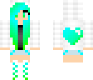 aquamarine heart girl