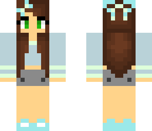 cute girl blue green edit2