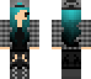 cool blue haired chibi gurl
