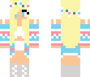 easter cotton candy girl