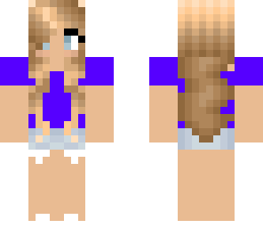 classic purple shirt blondee