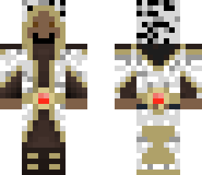 african american w white cloak
