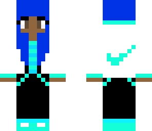 light blue african american girl