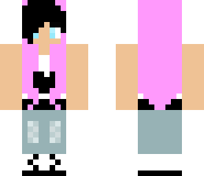 bubble gum with black hair
