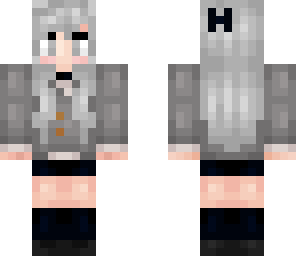 gray school girl