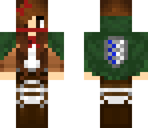 attack on titan girl with a bow