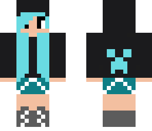 blue creeper hoodie