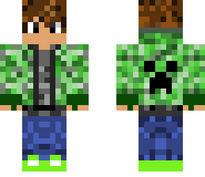 v3 creeper jacket boy