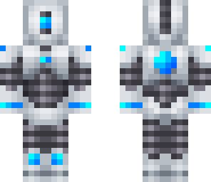 te blue robot