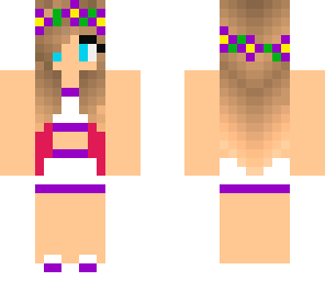 purple cheerleader