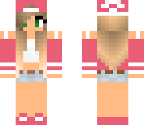 pink tomboy girl