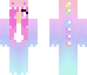 kawaii dino girl pastle