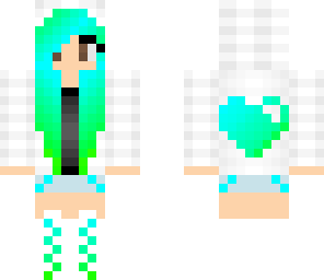 aquamarine heart girl