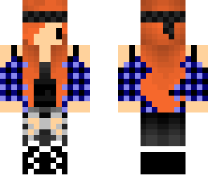 blue flannel chibi