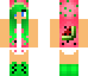 summer watermelon girl
