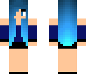 blue pretty girl