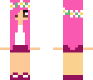 pink hair girl 