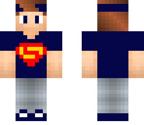 boy with superman shirt