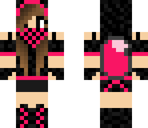 pink-black wolf